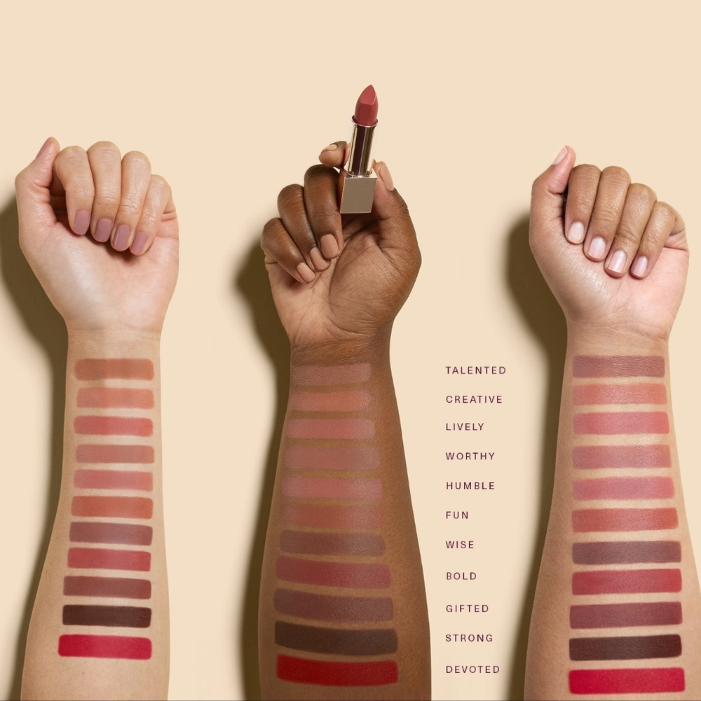 Rare Beauty Kind Words Matte Lipstick Lively Rose Pink Brand New In Box - Picture 3 of 8